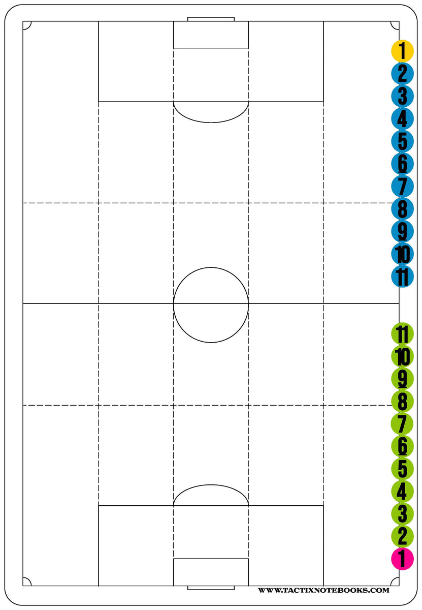 SP Fútbol Tactical magnetic board (60x90) White - Fútbol Emotion